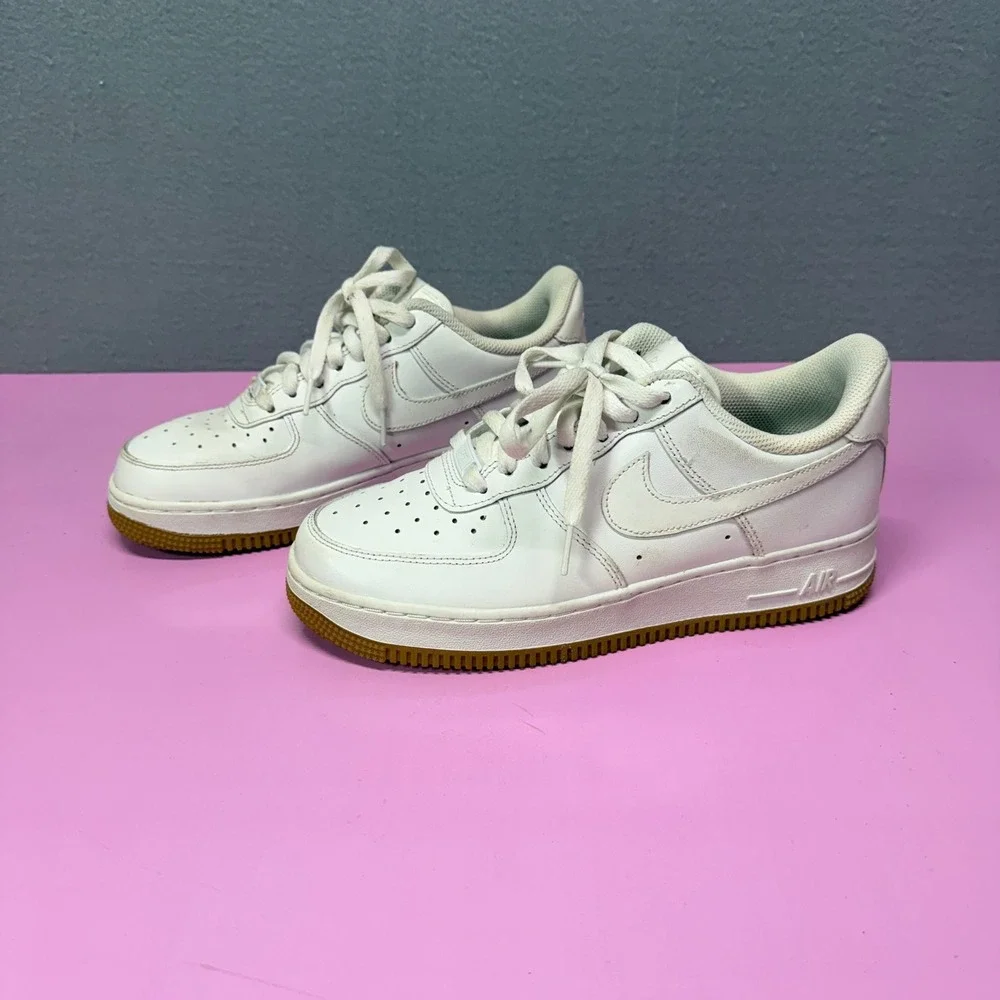 Nike Air Force 1 Low White Gum Sole Mens Shoes‎ DJ2739-100 Size 7